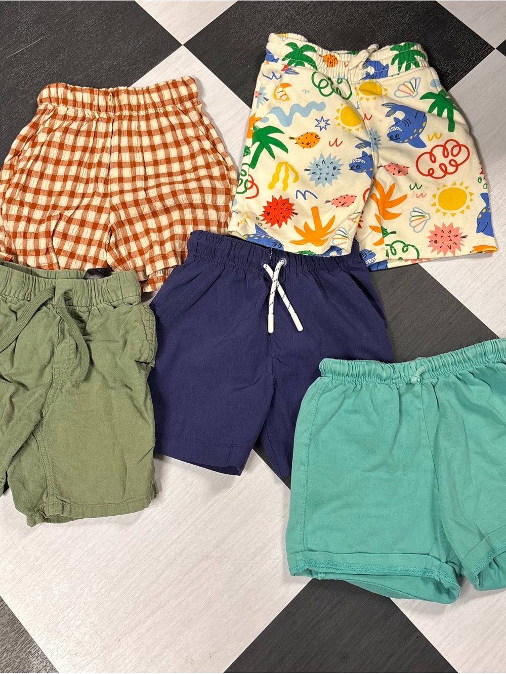 Boys Shorts (5 pairs); Zara, Old Navy